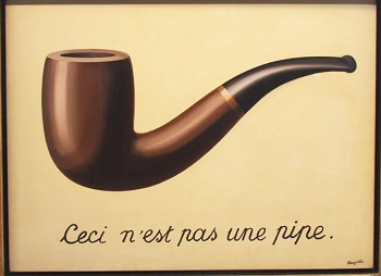 Ceci n'est pas une pire, par Magritte