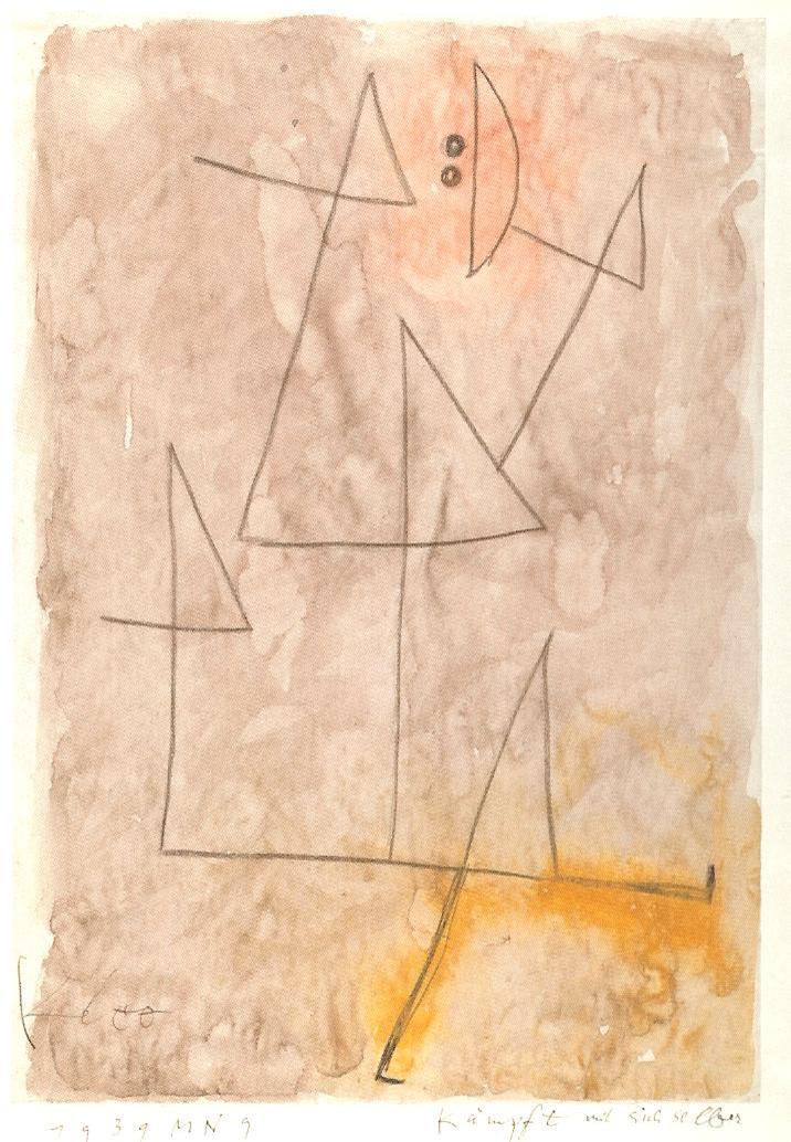 Struggling Against Oneself (Paul Klee)