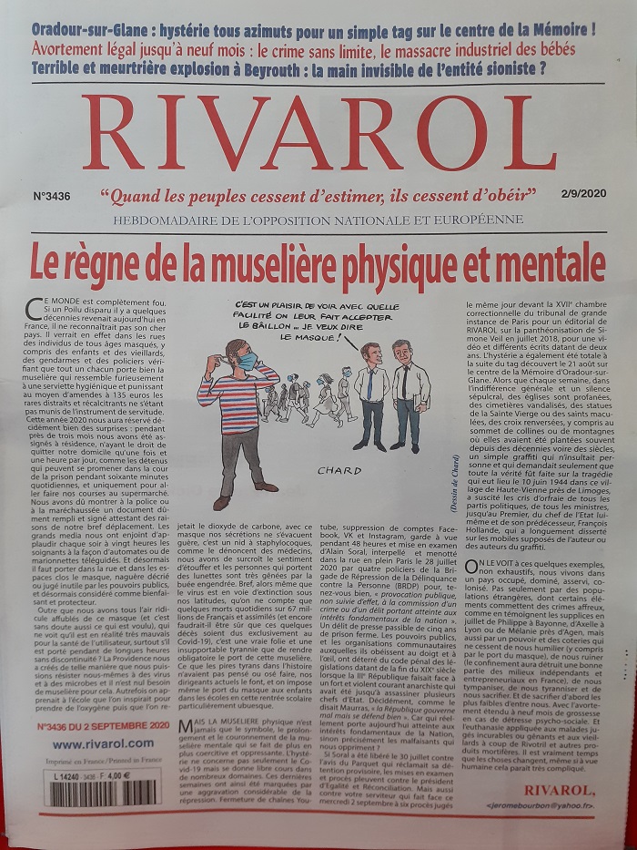 Rivarol, envoi de Didier B.R.