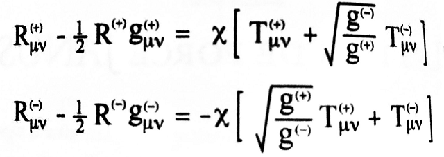 Equations de Jean-Pierre Petit