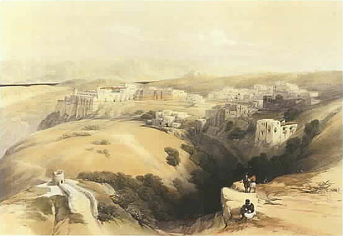 Bethléem par David Roberts (1839)