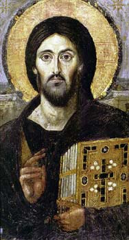 Jesus MountStCatherine Icon, Sinai