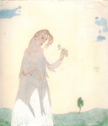 jeune-filleà la fleur (Paul Klee)