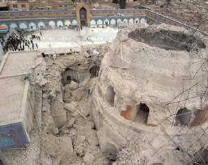 Samara (Iraq), a bombed mosque